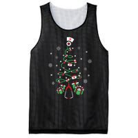 Xmas Lpn Stethoscope Rn Nursing Christmas Tree Nurse Mesh Reversible Basketball Jersey Tank