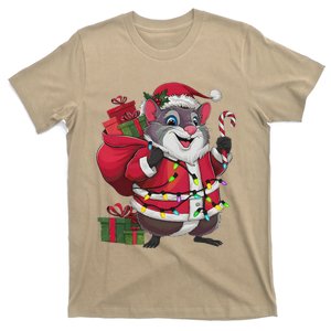 Xmas Lighting Santa Common Degu Christmas T-Shirt