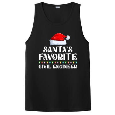 Xmas Lights SantaS Favorites Civil Engineer Christmas Gift PosiCharge Competitor Tank