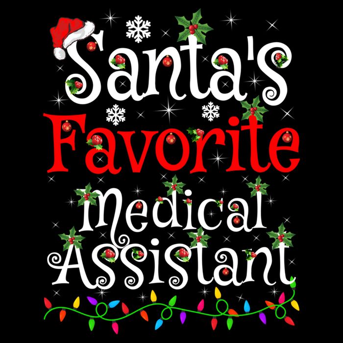 Xmas Lighting SantaS Favorite Medical Assistant Christmas Gift Impact Tech Backpack