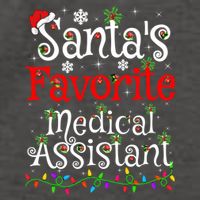 Xmas Lighting SantaS Favorite Medical Assistant Christmas Gift Vector Backpack