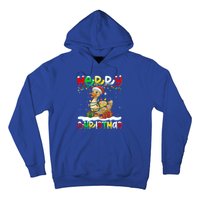 Xmas Lighting Santa Hat Duck Bird Merry Christmas Gift Hoodie