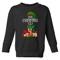 Xmas Lighting Santa Camping RV Christmas The Camping Elf Gift Toddler Sweatshirt