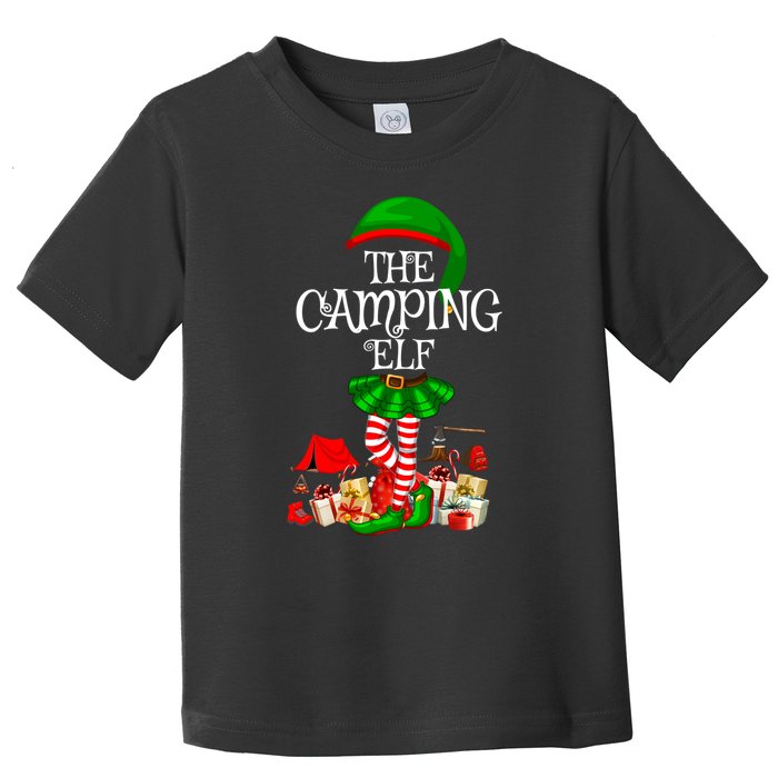 Xmas Lighting Santa Camping RV Christmas The Camping Elf Gift Toddler T-Shirt