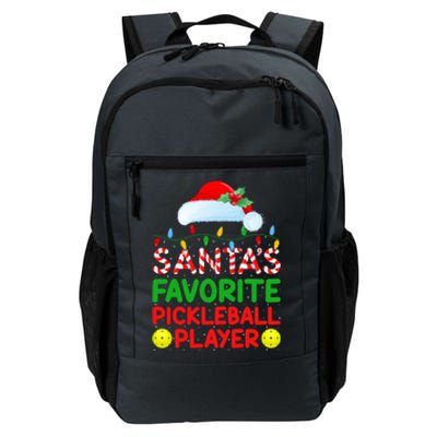 Xmas Lighting SantaS Favorite Pickleball Player Christmas Gift Daily Commute Backpack