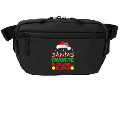 Xmas Lighting SantaS Favorite Pickleball Player Christmas Gift Crossbody Pack