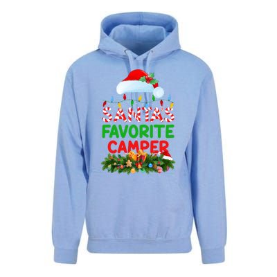 Xmas Lighting SantaS Favorite Camper Christmas Meaningful Gift Unisex Surf Hoodie