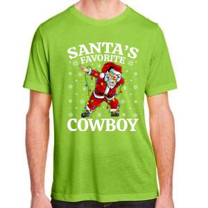 Xmas Lighting SantaS Favorites Cow Christmas Gift Adult ChromaSoft Performance T-Shirt