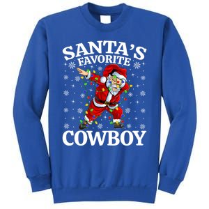 Xmas Lighting SantaS Favorites Cow Christmas Gift Sweatshirt