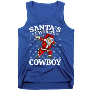 Xmas Lighting SantaS Favorites Cow Christmas Gift Tank Top