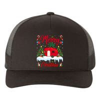 Xmas Lighting Santa Camping Merry RV Christmas Gift Yupoong Adult 5-Panel Trucker Hat