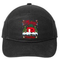 Xmas Lighting Santa Camping Merry RV Christmas Gift 7-Panel Snapback Hat