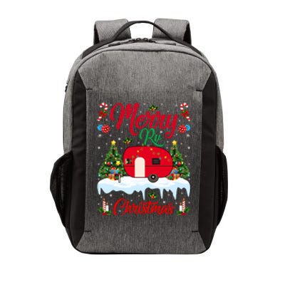 Xmas Lighting Santa Camping Merry RV Christmas Gift Vector Backpack