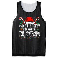 Xmas Likely To Hate Matching Christmas Funny Family Matching Mesh Reversible Basketball Jersey Tank