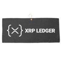 Xrp Ledger Large Microfiber Waffle Golf Towel