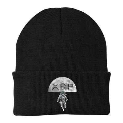 Xrp Moon Astronaut Ripple Cryptocurrency Graphic Cute Gift Beanie