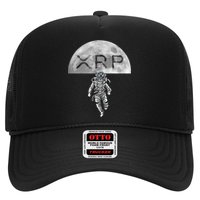 Xrp Moon Astronaut Ripple Cryptocurrency Graphic Cute Gift Trucker Hat