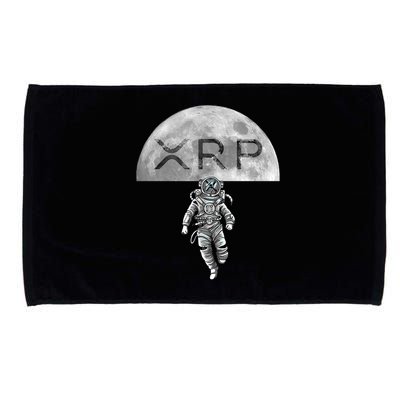 Xrp Moon Astronaut Ripple Cryptocurrency Graphic Cute Gift Microfiber Hand Towel