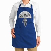 Xrp Moon Astronaut Ripple Cryptocurrency Graphic Cute Gift Apron