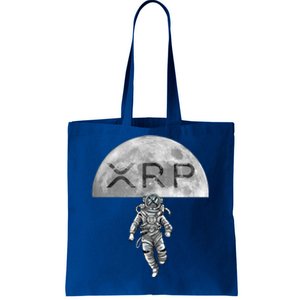 Xrp Moon Astronaut Ripple Cryptocurrency Graphic Cute Gift Tote Bag