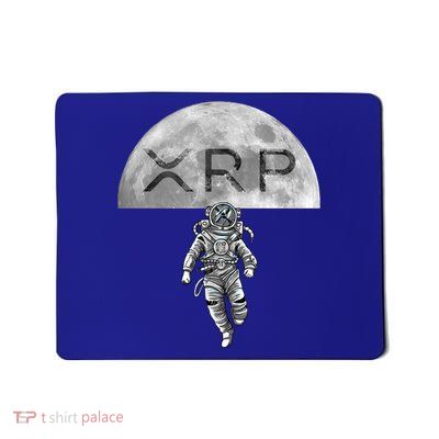 Xrp Moon Astronaut Ripple Cryptocurrency Graphic Cute Gift Mousepad