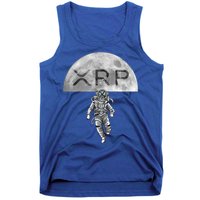Xrp Moon Astronaut Ripple Cryptocurrency Graphic Cute Gift Tank Top