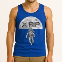 Xrp Moon Astronaut Ripple Cryptocurrency Graphic Cute Gift Tank Top
