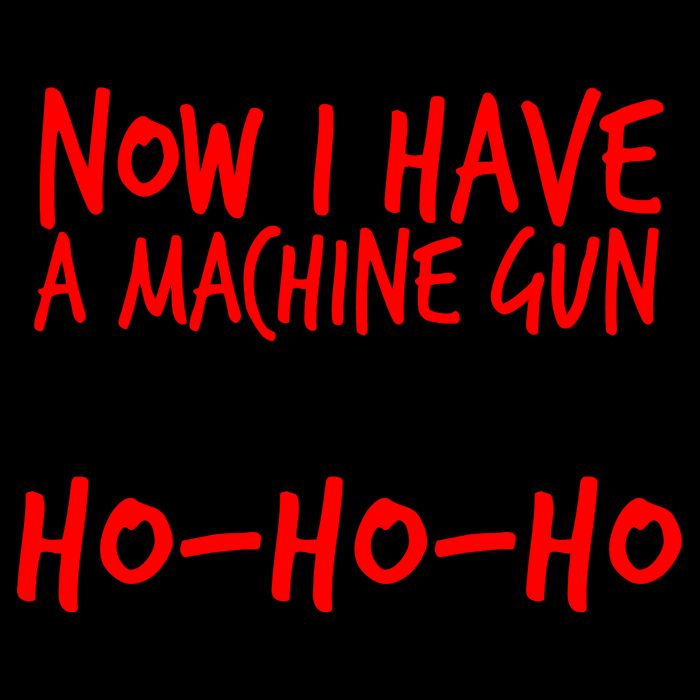 Xmas Now I Have a Machine Gun HO-HO-HO Christmas Impact Tech Backpack