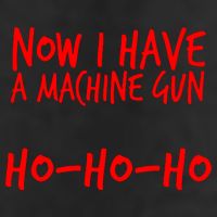 Xmas Now I Have a Machine Gun HO-HO-HO Christmas Trucker Hat