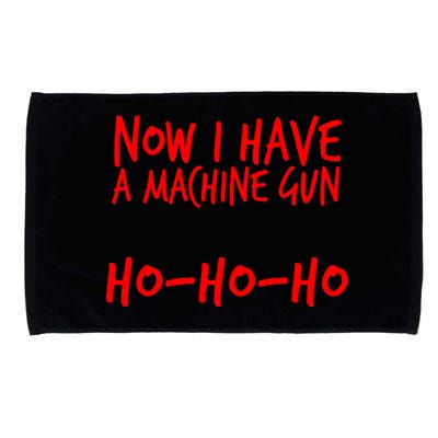 Xmas Now I Have a Machine Gun HO-HO-HO Christmas Microfiber Hand Towel