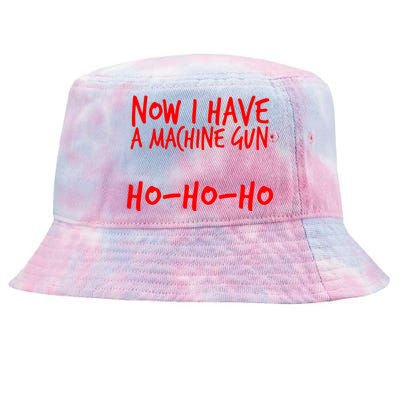 Xmas Now I Have a Machine Gun HO-HO-HO Christmas Tie-Dyed Bucket Hat