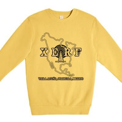 Xerf Mexican Border Blasters Pirate Radio Station Premium Crewneck Sweatshirt