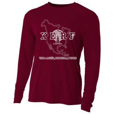 Xerf Mexican Border Blasters Pirate Radio Station Cooling Performance Long Sleeve Crew