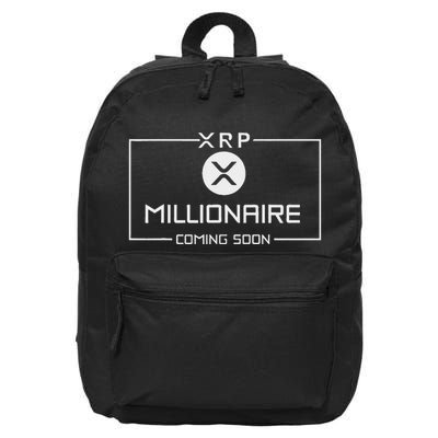 Xrp Millionaire Coming Soon Ripple Xrp Crypto 16 in Basic Backpack