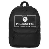 Xrp Millionaire Coming Soon Ripple Xrp Crypto 16 in Basic Backpack