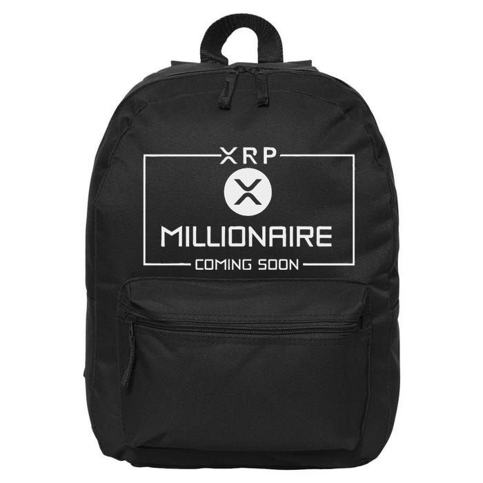 Xrp Millionaire Coming Soon Ripple Xrp Crypto 16 in Basic Backpack