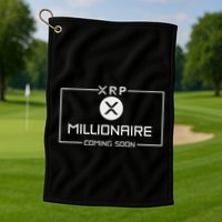 Xrp Millionaire Coming Soon Ripple Xrp Crypto Golf Towel