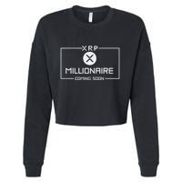 Xrp Millionaire Coming Soon Ripple Xrp Crypto Cropped Pullover Crew