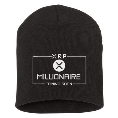 Xrp Millionaire Coming Soon Ripple Xrp Crypto Short Acrylic Beanie