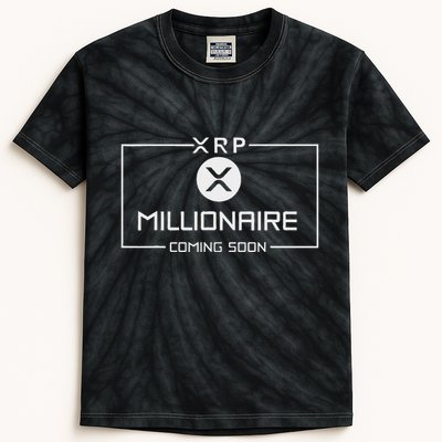 Xrp Millionaire Coming Soon Ripple Xrp Crypto Kids Tie-Dye T-Shirt