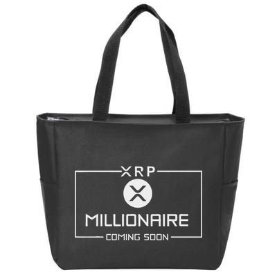 Xrp Millionaire Coming Soon Ripple Xrp Crypto Zip Tote Bag