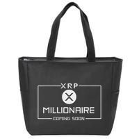 Xrp Millionaire Coming Soon Ripple Xrp Crypto Zip Tote Bag