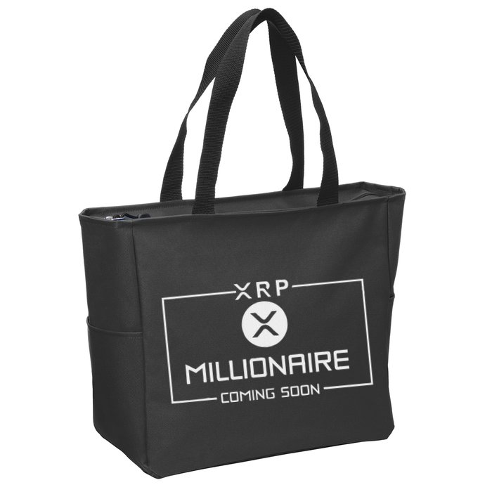 Xrp Millionaire Coming Soon Ripple Xrp Crypto Zip Tote Bag