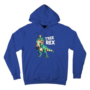 X Mas Christmas Trex Tyrannosaurus Christmas Tree Rex Gift Hoodie