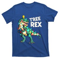 X Mas Christmas Trex Tyrannosaurus Christmas Tree Rex Gift T-Shirt