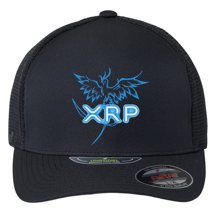 Xrp Merchandise Cryptocurrency Gift Blockchain Crypto Flexfit Unipanel Trucker Cap