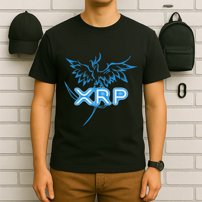Xrp Merchandise Cryptocurrency Gift Blockchain Crypto T-Shirt