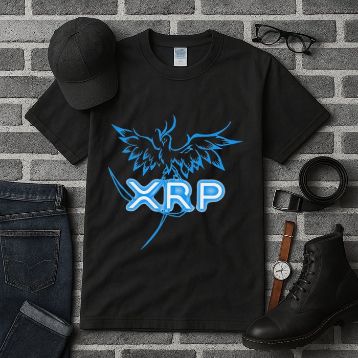 Xrp Merchandise Cryptocurrency Gift Blockchain Crypto Tall T-Shirt