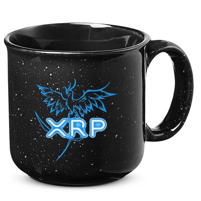 Xrp Merchandise Cryptocurrency Gift Blockchain Crypto 15oz Campfire Ceramic Mug
