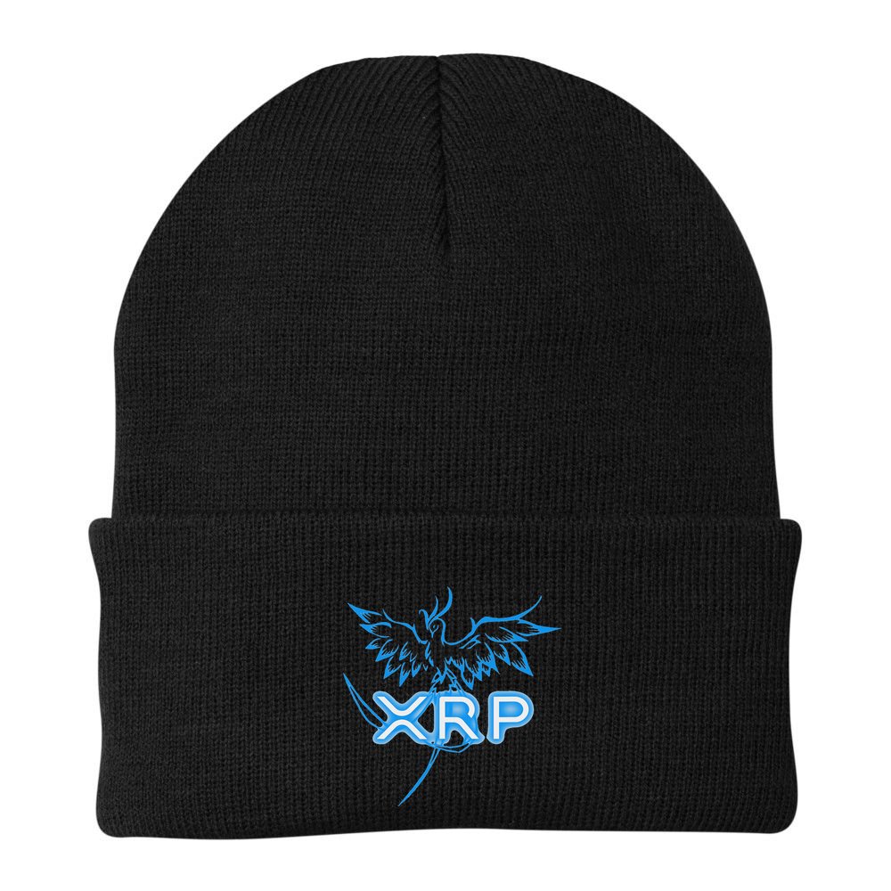 Xrp Merchandise Cryptocurrency Gift Blockchain Crypto Beanie
